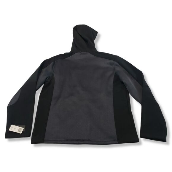 Steve Madden Jacket Size XL Men's Full Zip Up Hooded Jacket Gray Black - Picture 2 of 4
